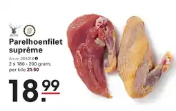 Sligro Parelhoenfilet suprême aanbieding