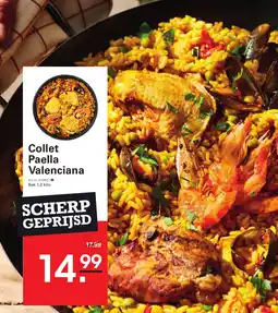 Sligro Collet Paella Valenciana aanbieding