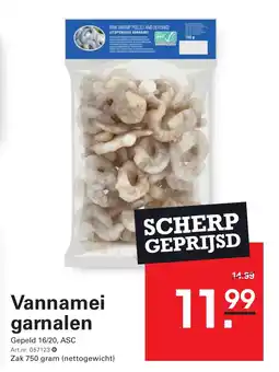 Sligro Vannamei garnalen aanbieding