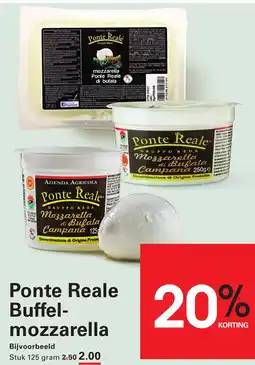 Sligro Ponte Reale Buffel mozzarella aanbieding