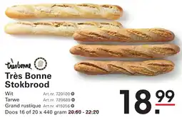 Sligro Très Bonne Stokbrood aanbieding