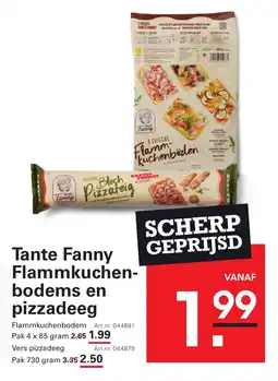 Sligro Tante Fanny Flamm kuchenböden en pizzadeeg aanbieding