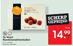 Sligro Te Voert Rundvleesbitterballen aanbieding