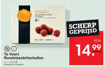 Sligro Te Voert Rundvleesbitterballen aanbieding