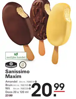 Sligro Sanissimo Maxim aanbieding
