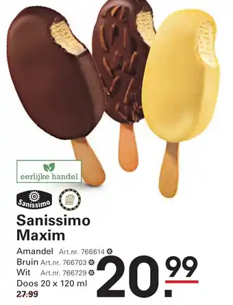 Sligro Sanissimo Maxim aanbieding