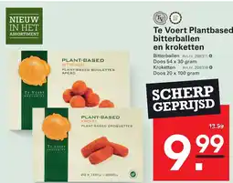 Sligro Te Voert Plantbased bitterballen en kroketten aanbieding