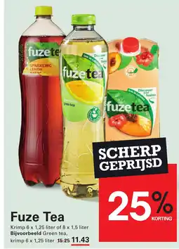 Sligro Fuze Tea aanbieding