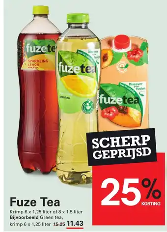 Sligro Fuze Tea aanbieding