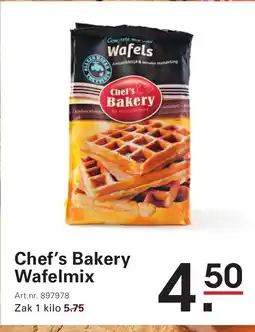 Sligro Chef's Bakery Wafelmix aanbieding
