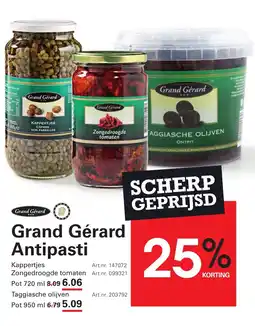 Sligro Grand Gérard Antipasti aanbieding