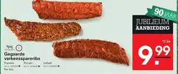 Sligro Gegaarde varkensspareribs aanbieding