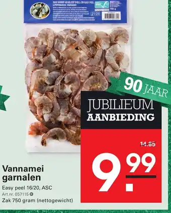Sligro Vannamei garnalen aanbieding
