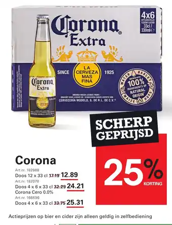 Sligro Corona aanbieding