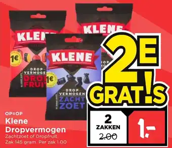 Vomar Voordeelmarkt Klene Dropvermogen 145 gr aanbieding