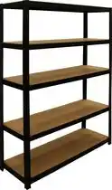 Bol.com ERRO Opbergrek XL - 120 cm breed - 875 kg draagkracht - Monteren zonder schroeven - Zwart aanbieding
