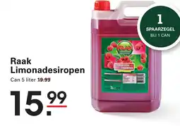 Sligro Raak Limonadesiropen aanbieding