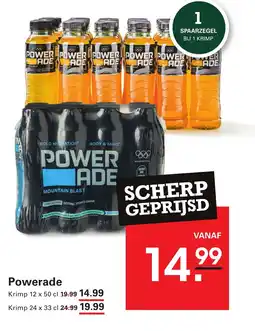 Sligro Powerade aanbieding