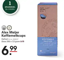 Sligro Alex Meijer Koffiemelkcups aanbieding