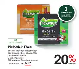 Sligro Pickwick Thee aanbieding