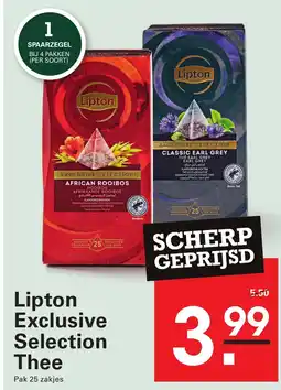 Sligro Lipton Exclusive Selection Thee aanbieding