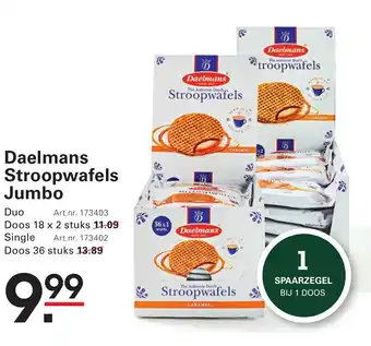 Sligro Daelmans Stroopwafels Jumbo aanbieding