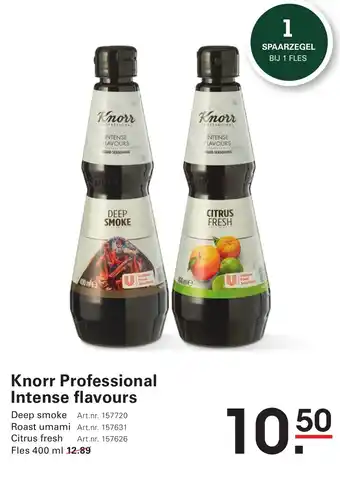Sligro Knorr Professional Intense flavours aanbieding