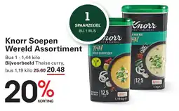 Sligro Knorr Soepen Wereld Assortiment aanbieding