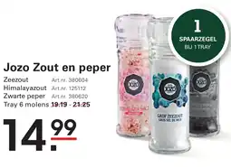 Sligro Jozo Zout en peper aanbieding