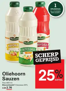 Sligro Oliehoorn Sauzen aanbieding