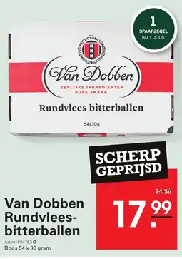 Sligro Van Dobben Rundvlees bitterballen aanbieding