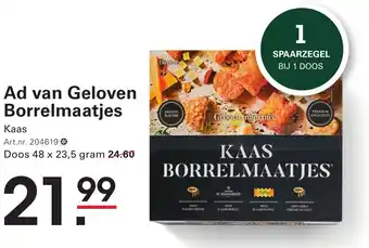 Sligro Ad van Geloven Borrelmaatjes aanbieding