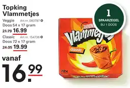 Sligro Topking Vlammetjes aanbieding