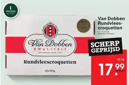 Sligro Van Dobben Rundvlees croquetten aanbieding