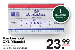 Sligro Van Lieshout XXL frikandel aanbieding