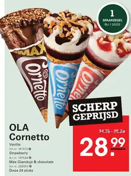 Sligro OLA Cornetto aanbieding