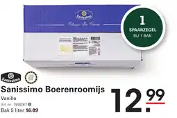 Sligro Sanissimo Boerenroomijs aanbieding