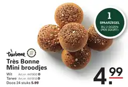 Sligro Très Bonne Mini broodjes aanbieding
