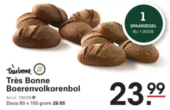 Sligro Très Bonne Boerenvolkorenbol aanbieding