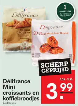 Sligro Délifrance Mini croissants en koffiebroodjes aanbieding