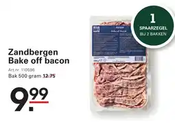 Sligro Zandbergen Bake off bacon aanbieding