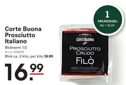 Sligro Corte Buona Prosciutto Italiano aanbieding