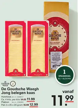Sligro De Goudsche Waegh Jong belegen kaas aanbieding
