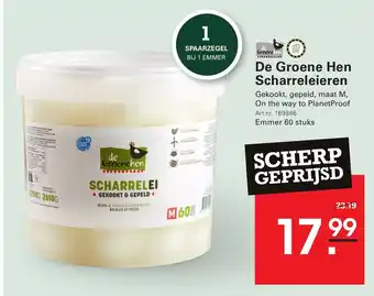 Sligro De Groene Hen Scharreleieren aanbieding