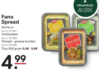 Sligro Fano Spread aanbieding