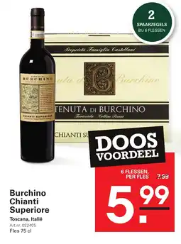 Sligro Burchino Chianti Superiore aanbieding