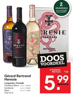 Sligro Gérard Bertrand Heresie aanbieding