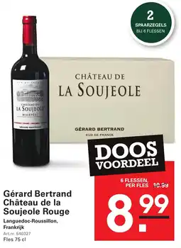 Sligro Gérard Bertrand Château de la Soujeole Rouge aanbieding