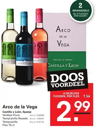 Sligro Arco de la Vega aanbieding
