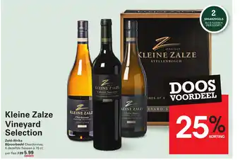 Sligro Kleine Zalze Vineyard Selection aanbieding